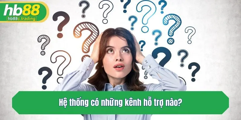 Hệ thống có những kênh hỗ trợ nào?