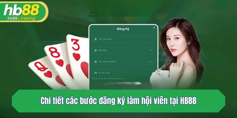 Chi tiết các bước đăng ký làm hội viên tại HB88